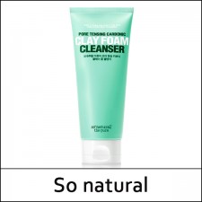[So natural] ⓘ Pore Tensing Carbonic Clay Foam Cleanser 120ml / 18,000 won